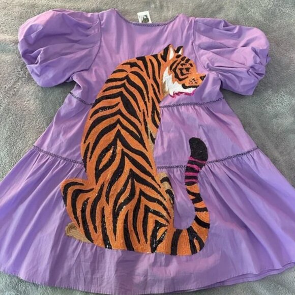 Queen of Sparkles Tiger Dress - Picture 3 of 4